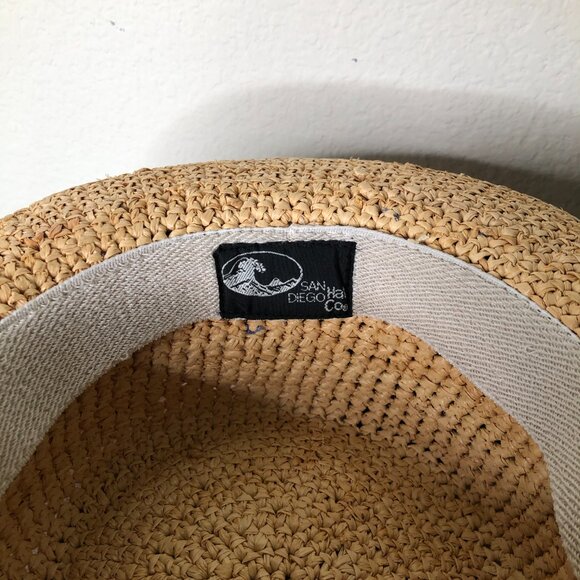 Gorgeous "San Diego Hat Company" Kettle Brim Hat with Tulle and Feather Accent! - Picture 5 of 7